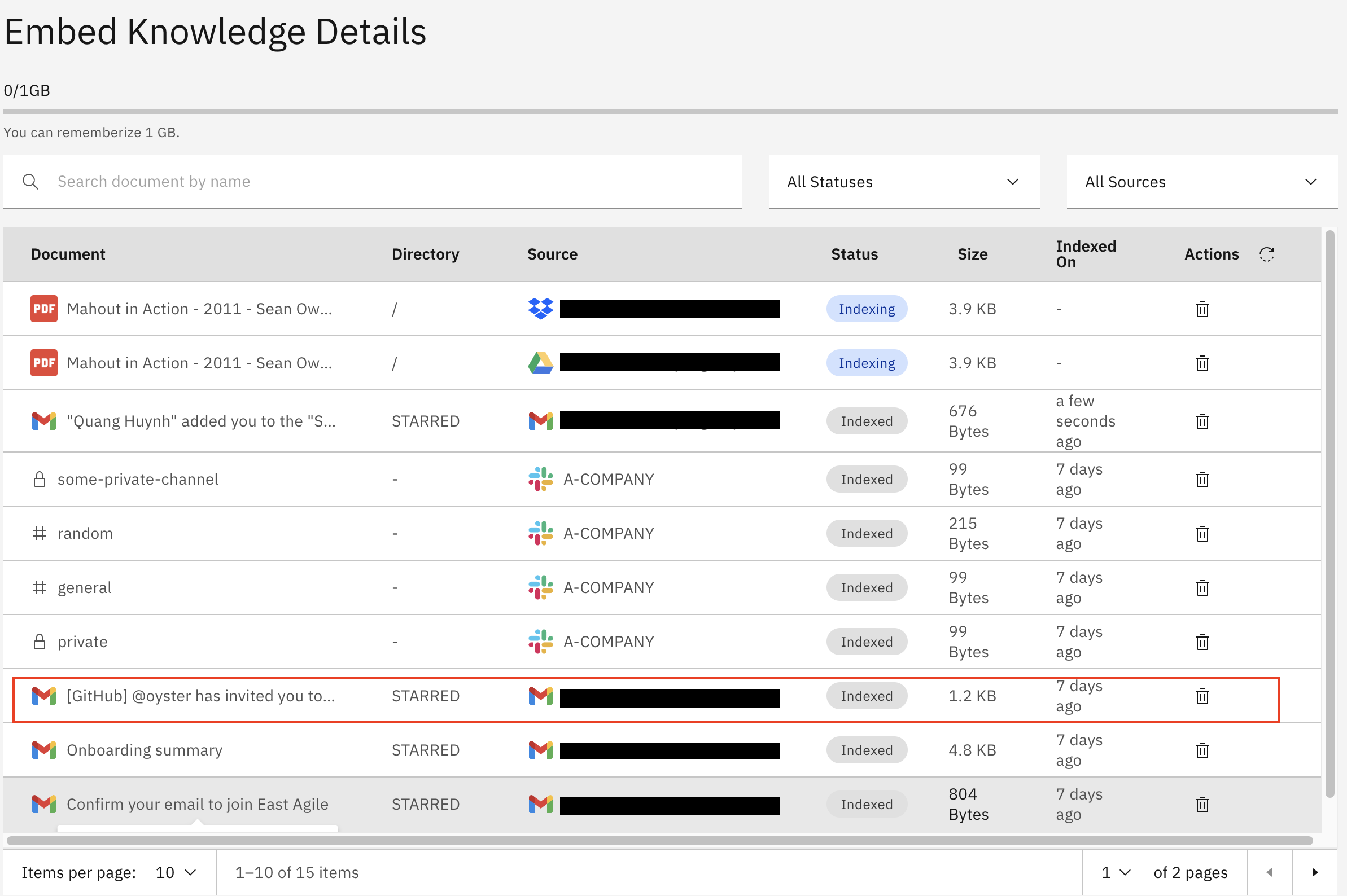 Erfolgreicher erneuter Versuch der Indizierung der Fehlerdatei