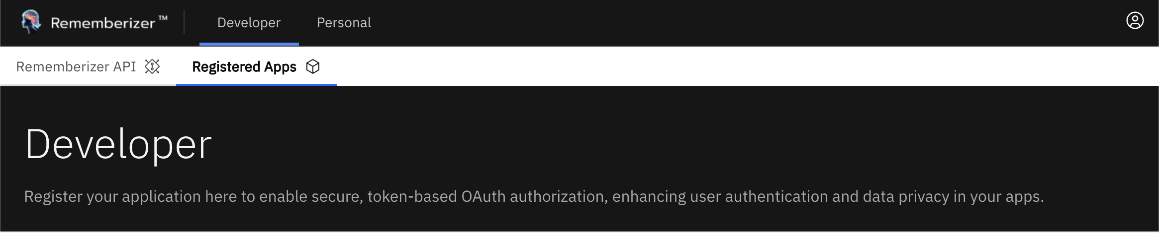 registrierte Apps durchsuchen