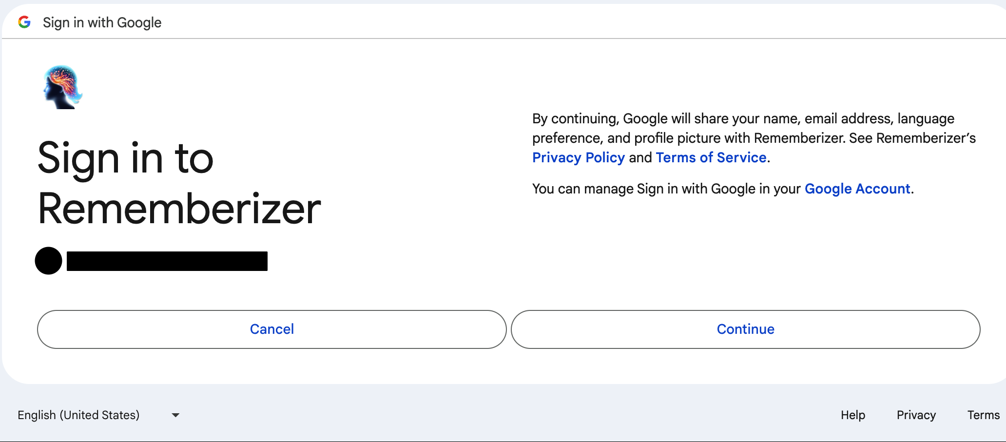gmail oauth Schritt 2