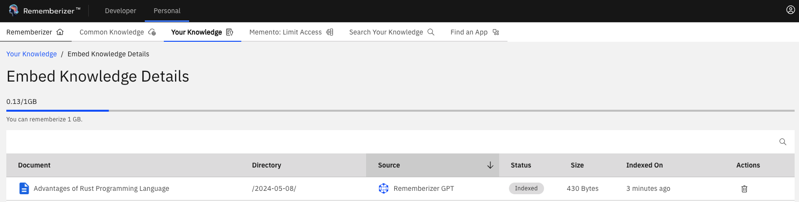 eingebettete Wissensdetails